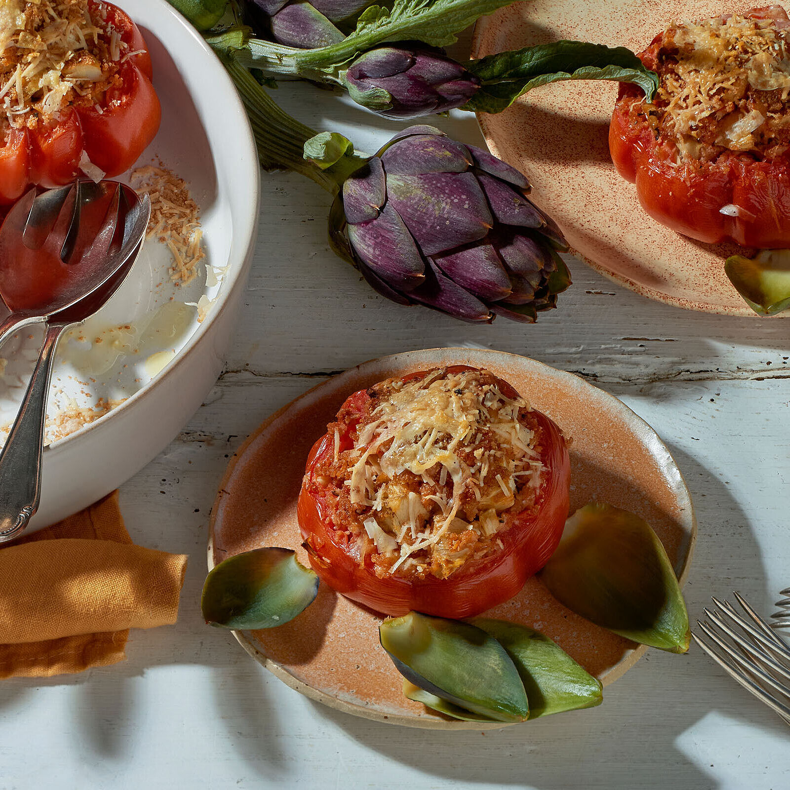 Gefüllte Grilltomaten
