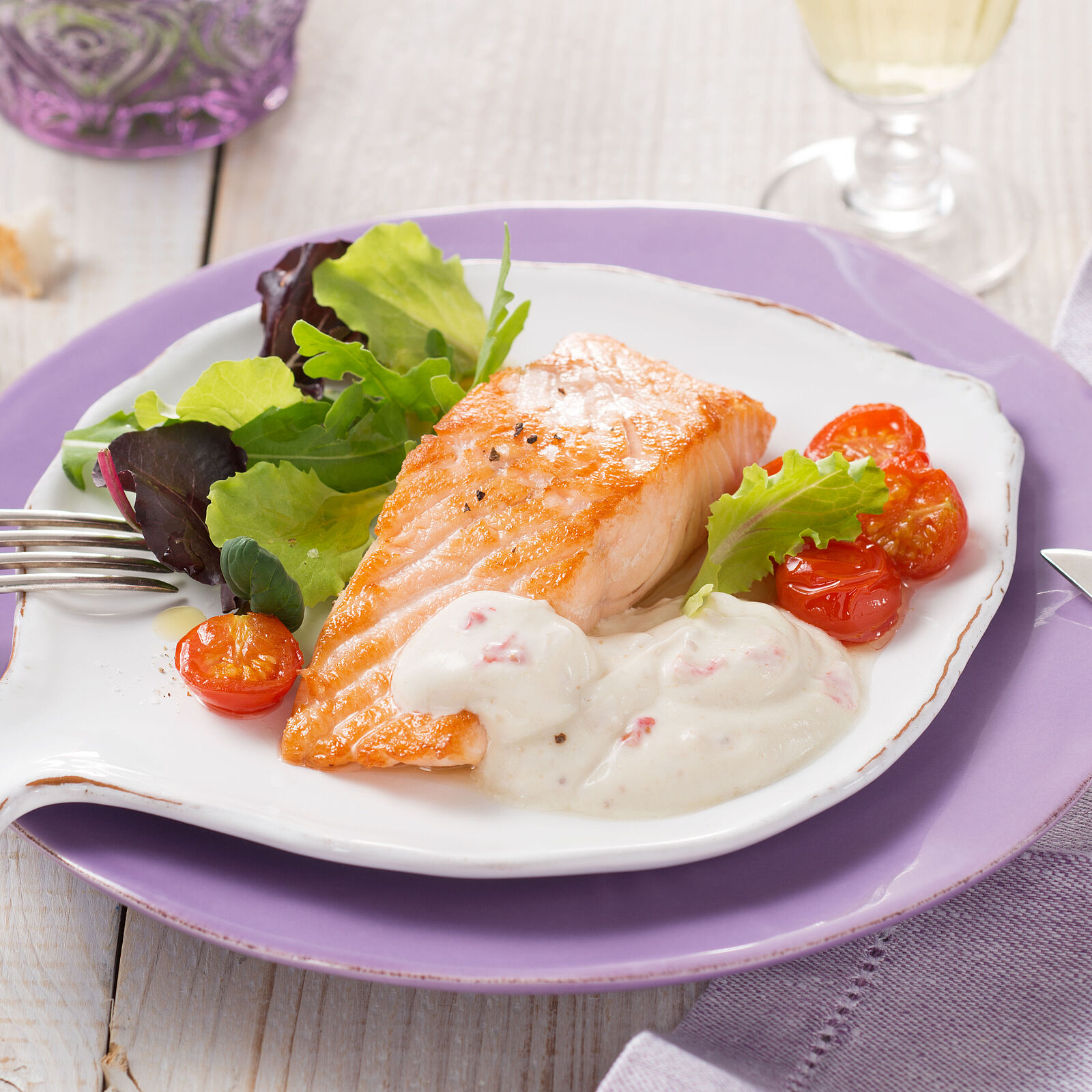 Lachs mit Frischkäse „Feige“