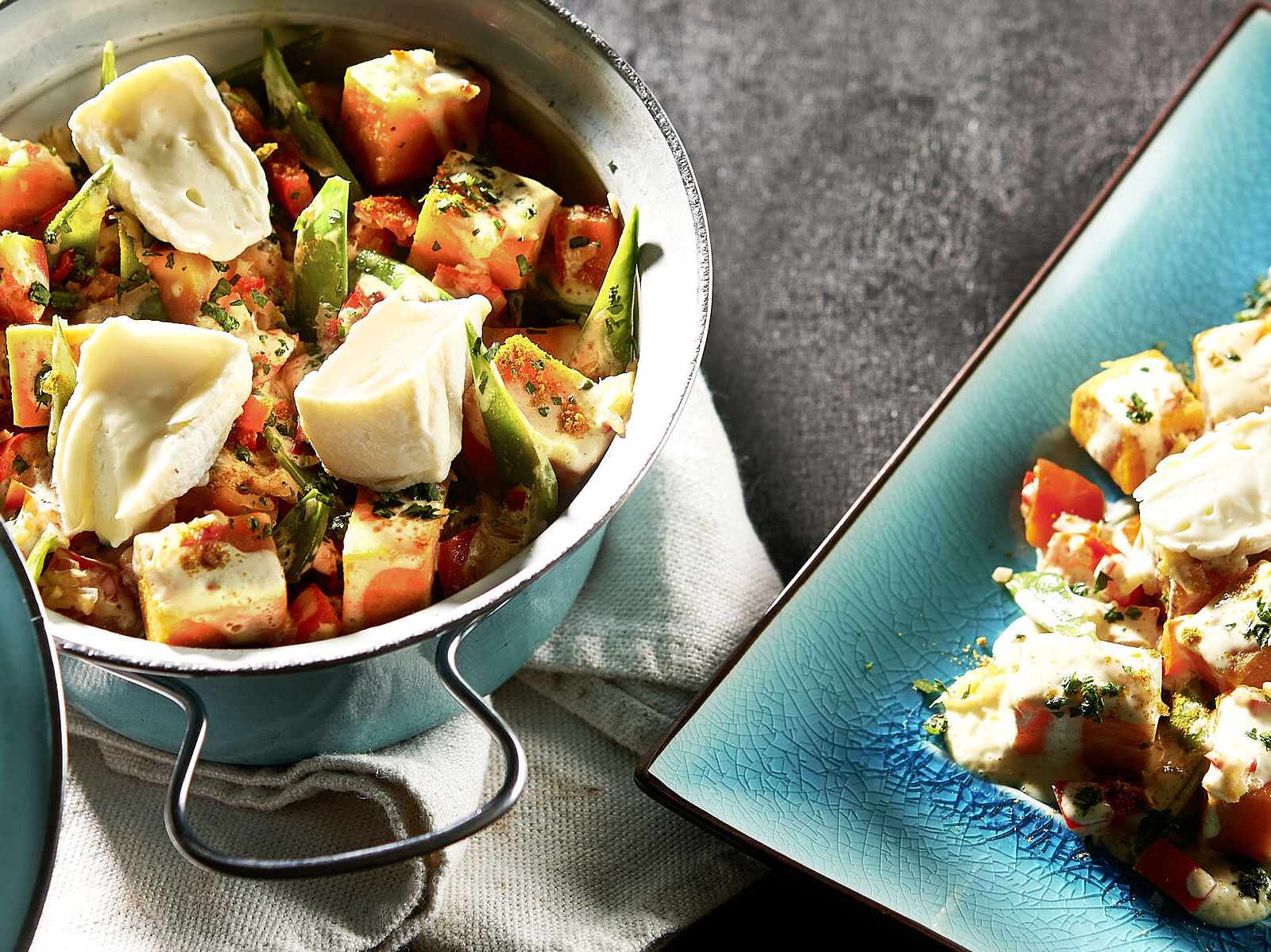 Buntes One Pot Süßkartoffel Curry