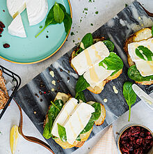 Rezept für gerösteten Kohlrabi auf knusprigem Brot