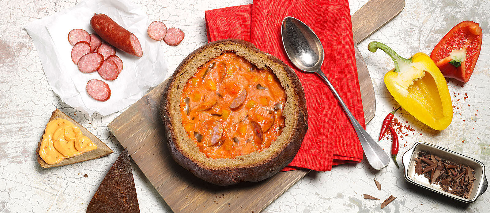 Brunch Chili-Paprika-Suppe