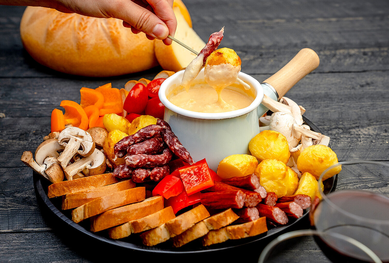 Pizza Fondue