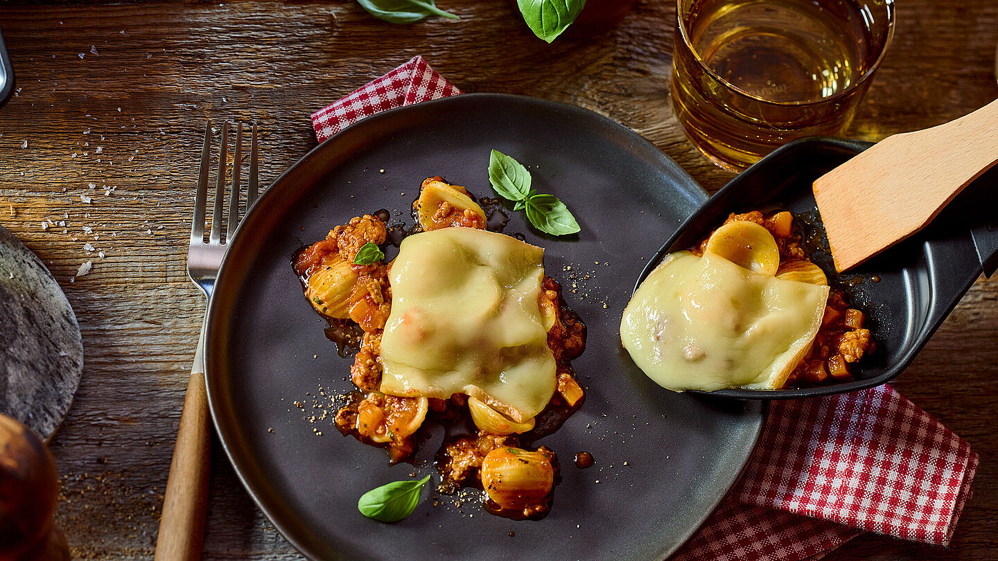 Bolognese-Raclette-Pfännchen