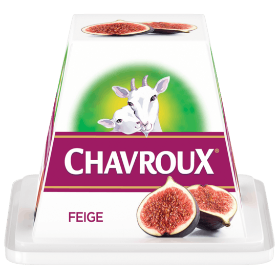 Chavroux packshot Pyramide Frischkäse Feige