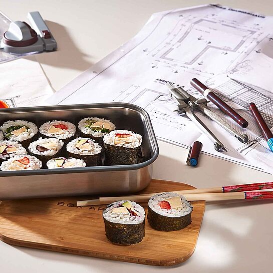 Rezept für Maki Sushi mit Géramont Käse 