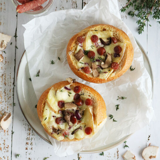 Raclette-Brötchen Raclette-Brötchen