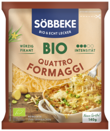 Packung Bio Weidemilch Quattro Formaggi Reibekäse