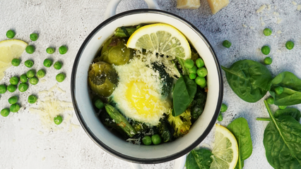 Grünes Shakshuka