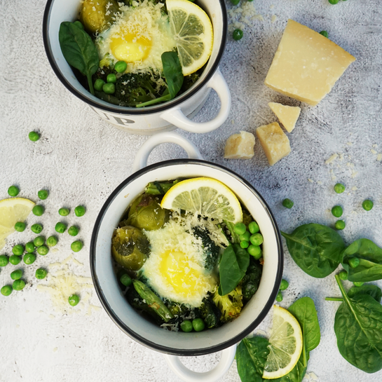 Grünes Shakshuka