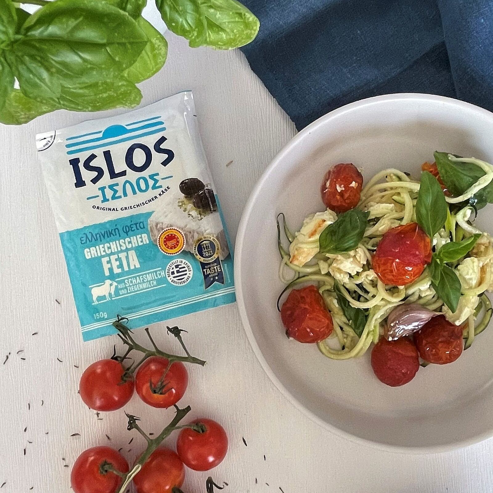 Baked Feta Zoodles