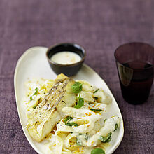 Spargel Nudeln mit Zander - genussvoll kochen