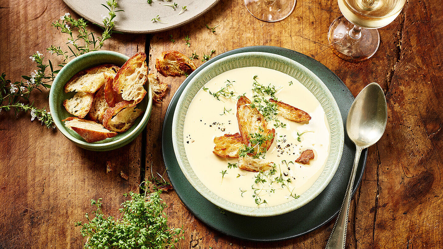 Feine Käsesuppe
