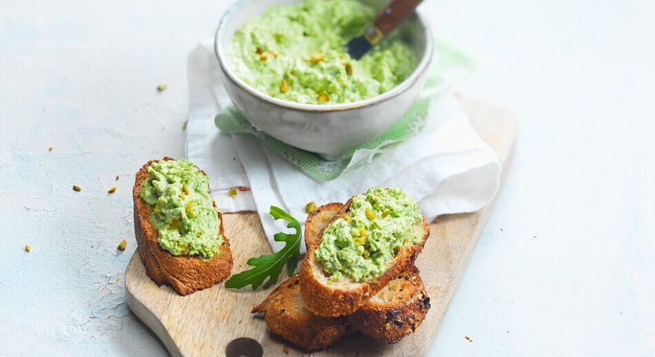 Ziegenfrischkäse - Dip mit Rucola