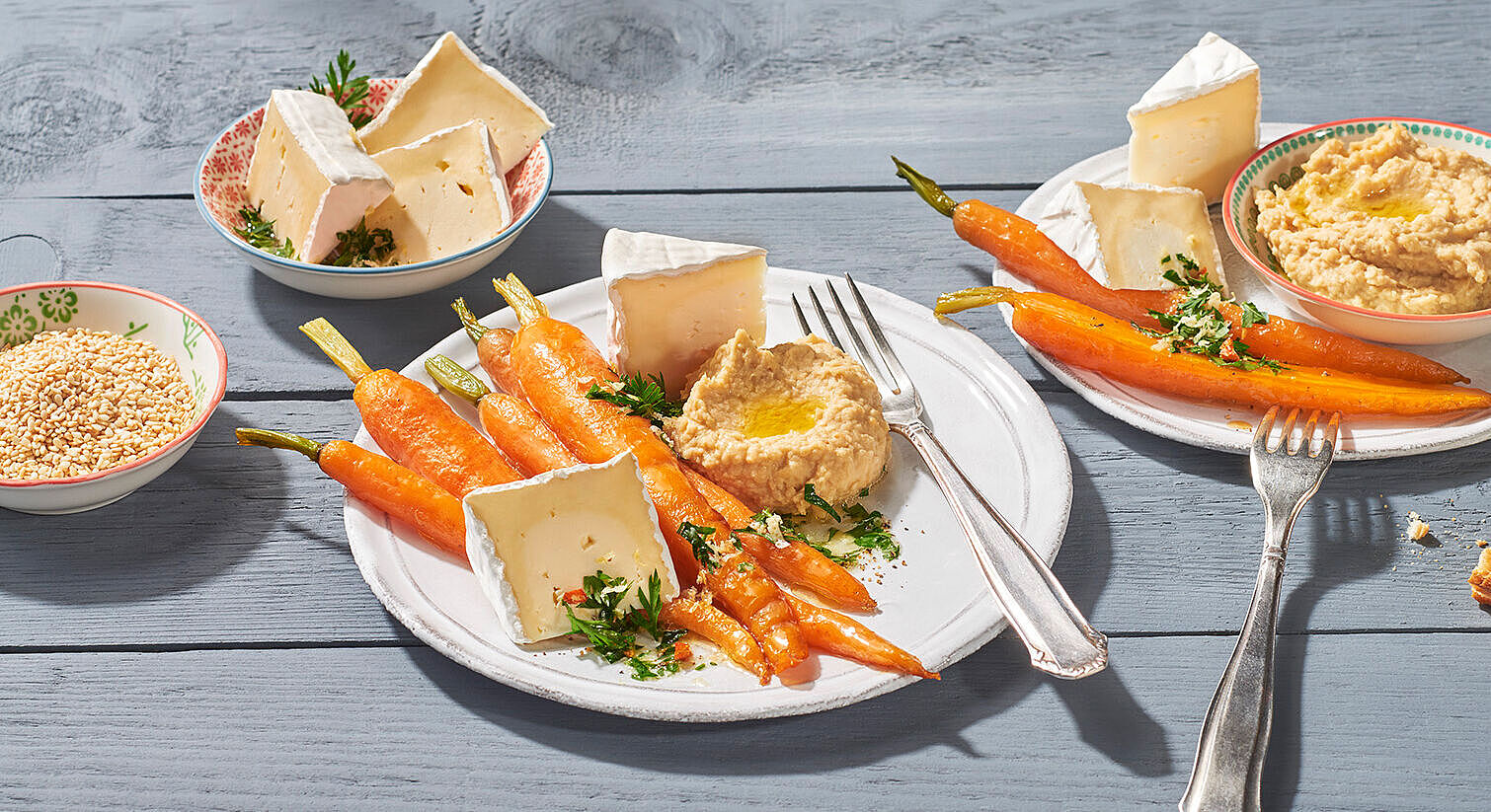Hummus Kichererbsenpüree mit Le Paillé
