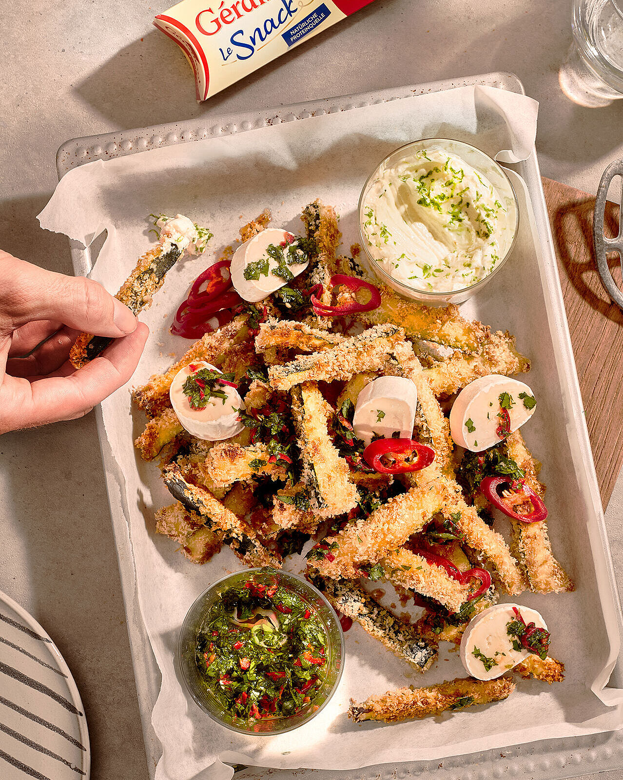 Loaded Zucchini Fries