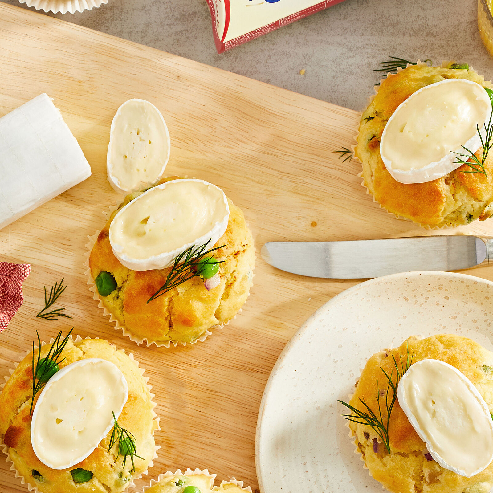 Herzhafte Muffins mit Géramont
