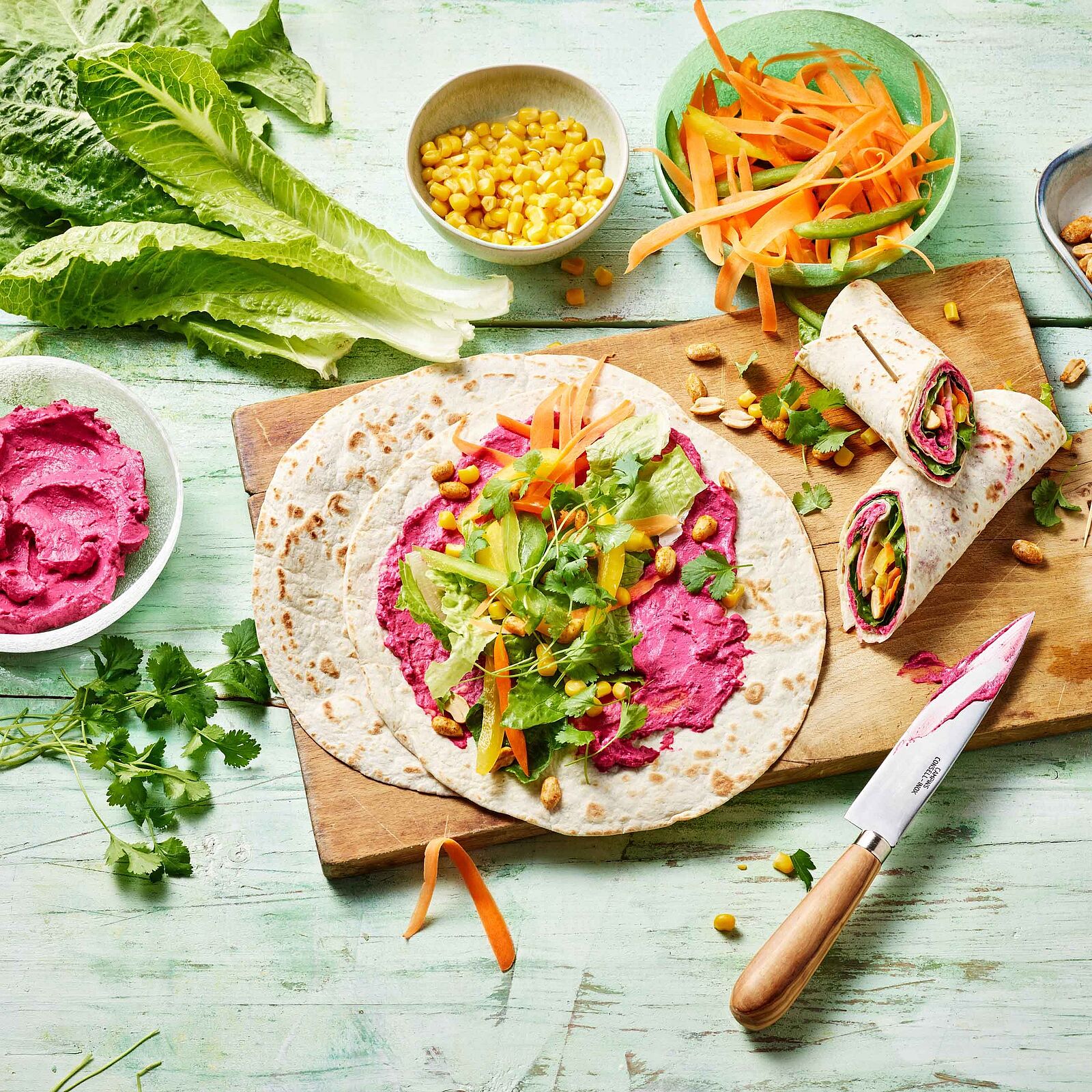 Rote Beete Wrap