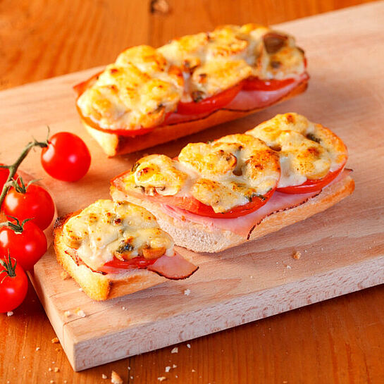 Überbackenes Baguette &quot;Bistro&quot; - immer ein Genuss