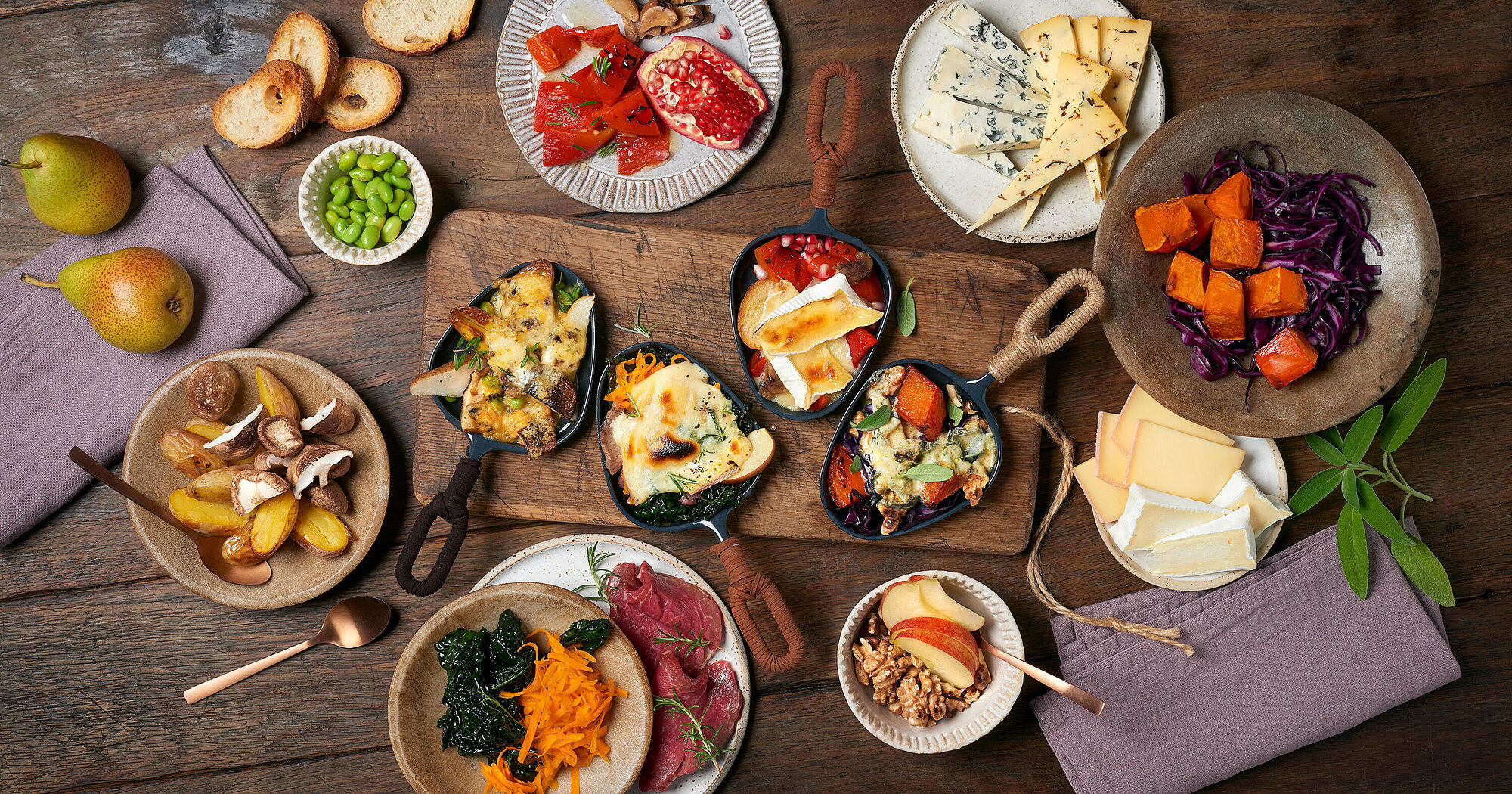 Austria Raclette Raclette für 2 bis 12 Personen: Das brauchst du