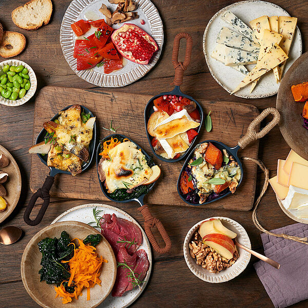 Raclette für 2 bis 12 Personen: Das brauchst du