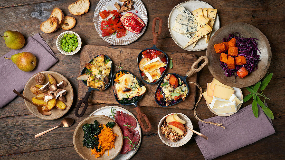 Raclette für 2 bis 12 Personen: Das brauchst du