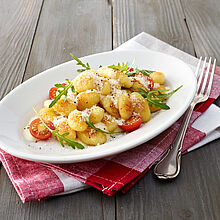 Leckere Rezeptidee - Gnocchi mit Sahnesauce