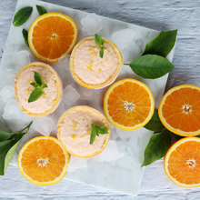 Sommerliches Orangen-Spritz-Eis