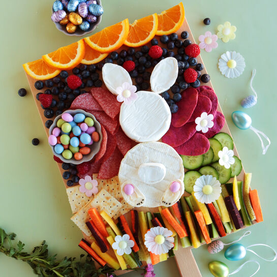 Osterhase-Käseplatte