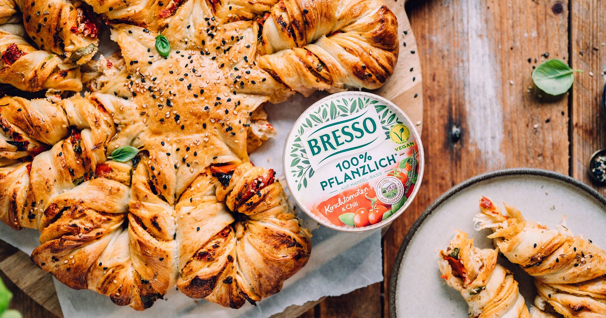 Rezept für veganes Brot – Mit BRESSO 100% PFLANZLICH