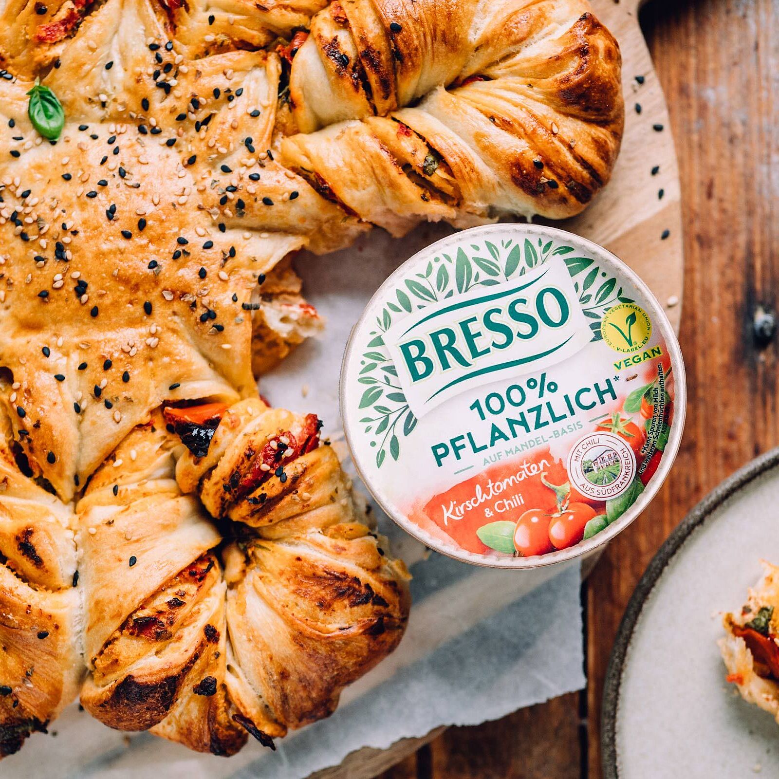 Vegane Brotblume