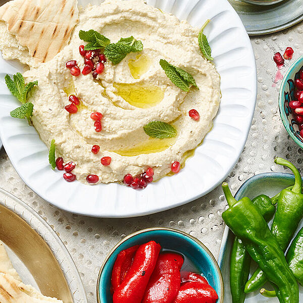 Nur ein Hingucker sondern auch geschmacklich grandios: Baba Ghanoush mit Brunch Frischkäse