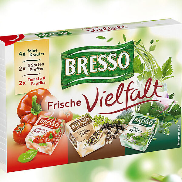 BRESSO Frischkäse Portionen frische Vielfalt