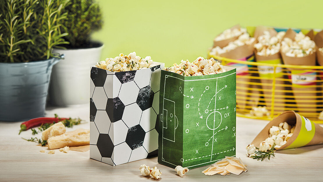 Rezept für Genießer-Popcorn für lange Fußballabende