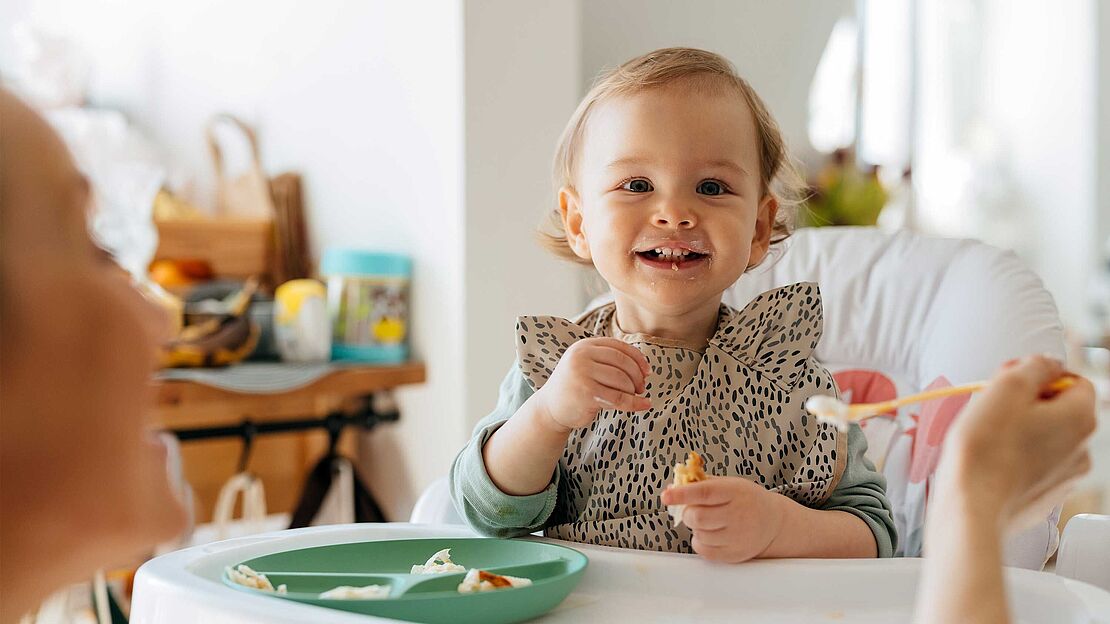 Käse und Babynahrung