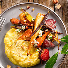 Cremige Polenta mit Gemüse