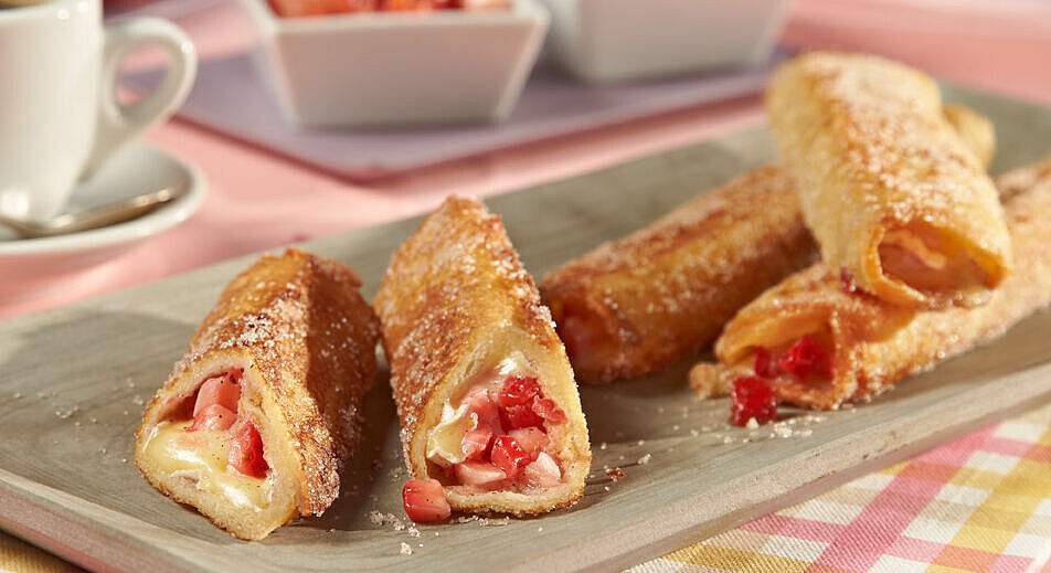 Brioche Dessert-Röllchen