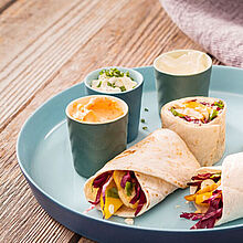 Rezept Mango-Hähnchen-Wraps