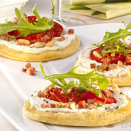 Mini-Pizza Provenςale - leckere Rezeptidee