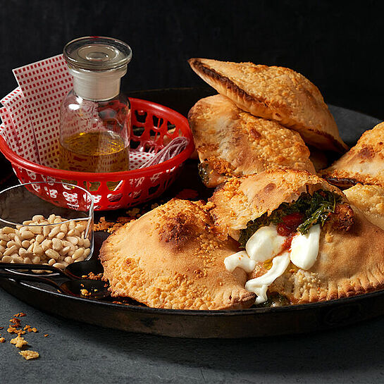 Mini-Calzone mit Mozzarella