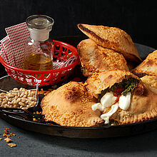 Mini-Calzone mit Mozzarella