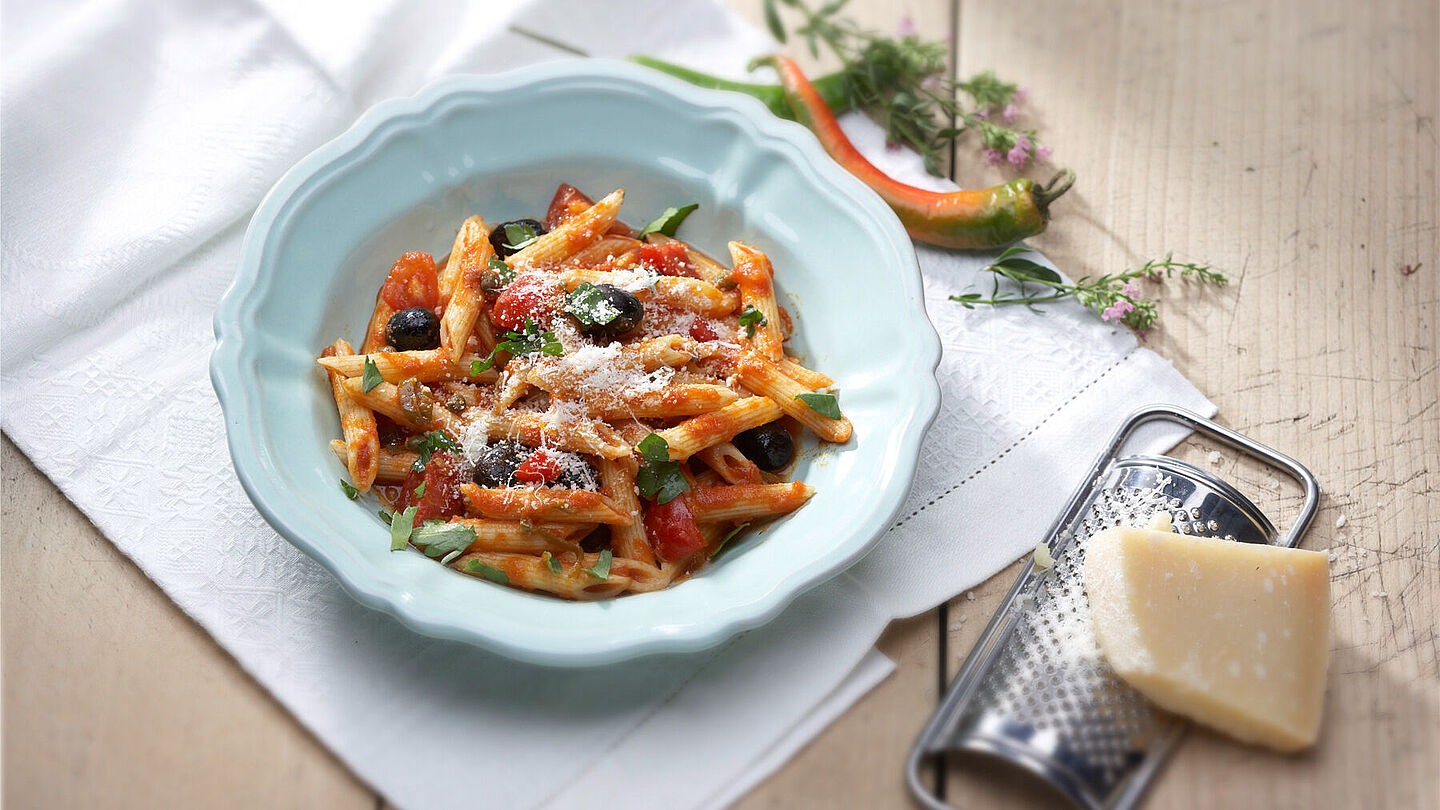 Leckere Rezeptidee - Pasta Puttanesca