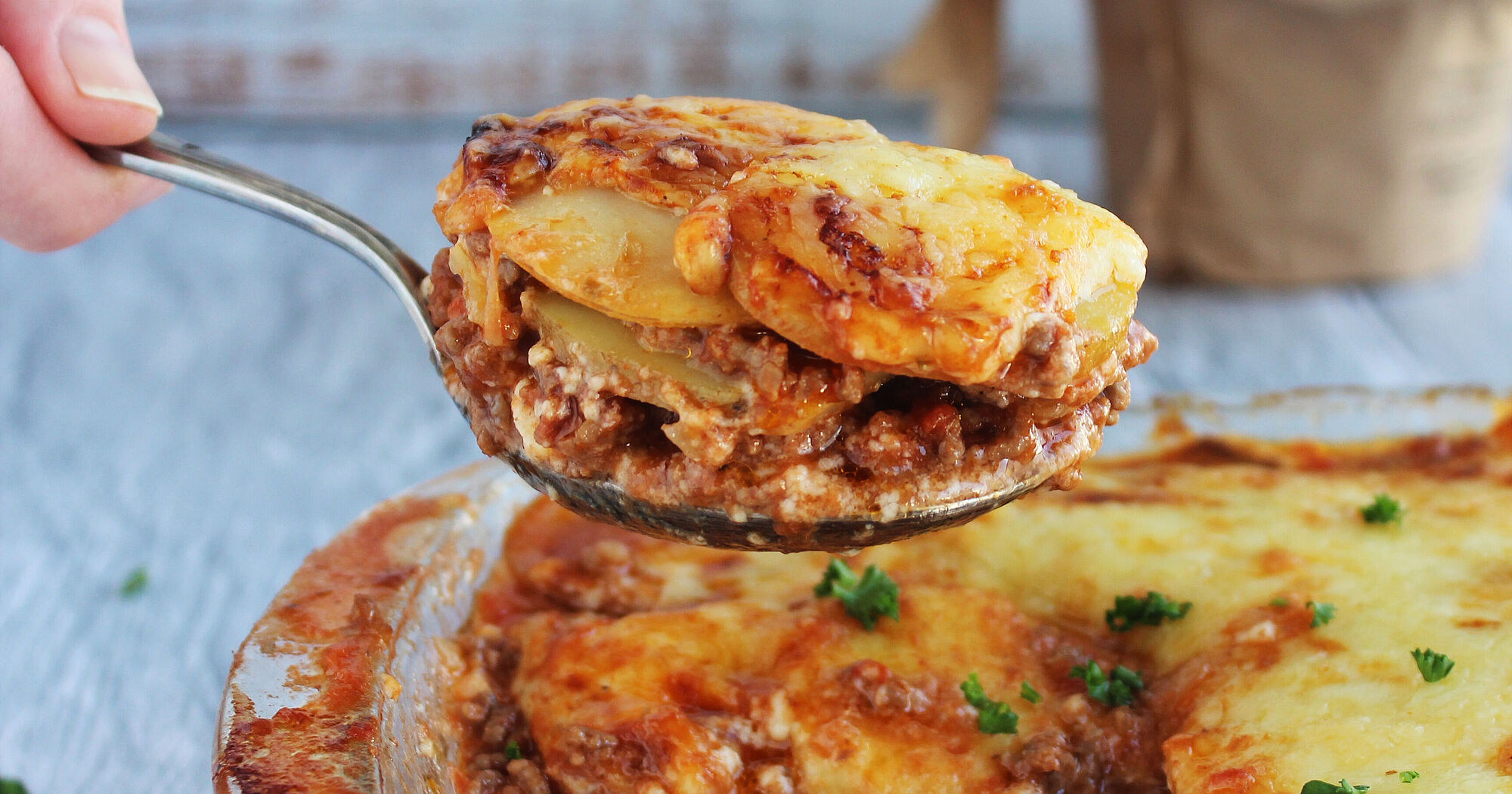 Kartoffel-Lasagne mit Béchamel-Sauce