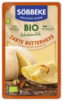 Packung Bio Weidemilch Zarte Butterhexe Scheiben