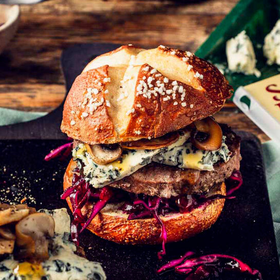 Blauschimmel Cheese Burger