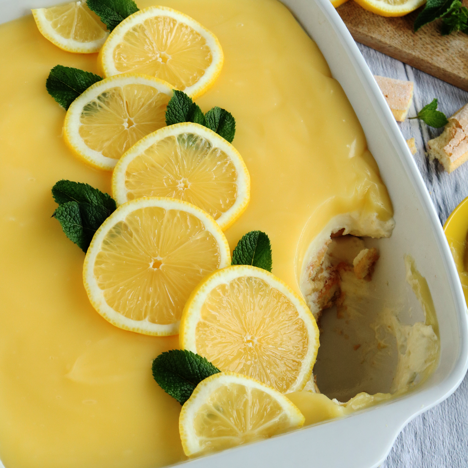 Zitronen-Tiramisu mit Limoncello