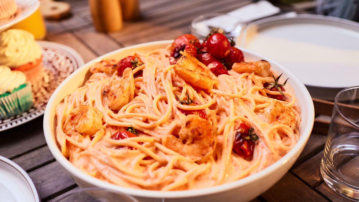 Rezept Pasta mit Brunch "Paprika Peperoni"