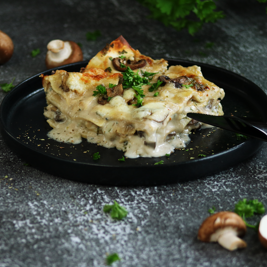 rezept-pilz-lasagne-STAg Pilzlasagne mit Blauschimmelkäse