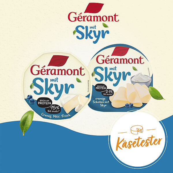 Géramont mit Skyr Käsetest Vorschau