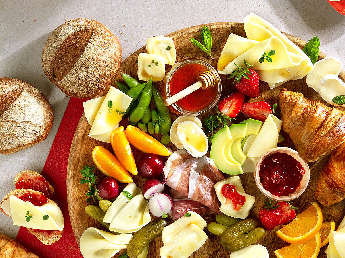 Brunch Board mit Géramont