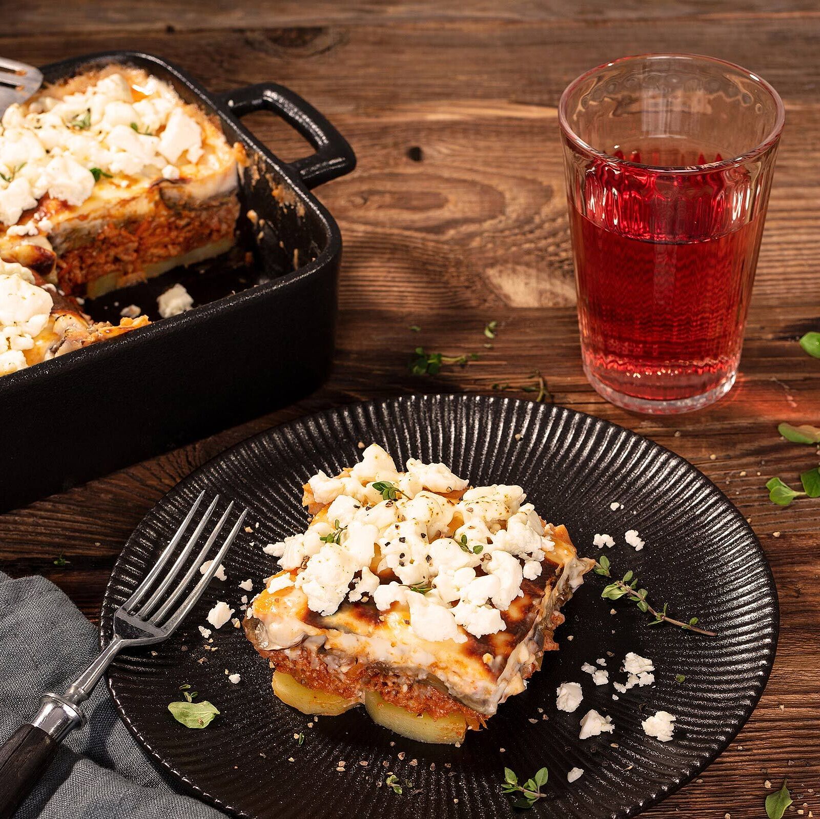 Moussaka mit Lammfleisch
